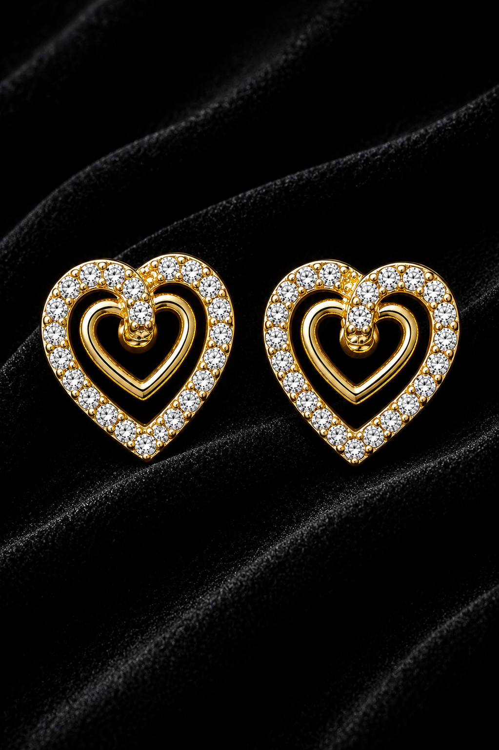 Shehla Minimal Trio Stud Set | Fashion Jewellery UAE | Honey Bee Orb