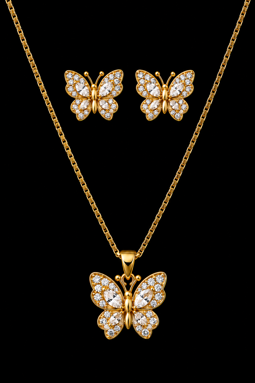 NIVA Celestial Radiance Set | Fashion Jewellery UAE | Honey Bee Orb