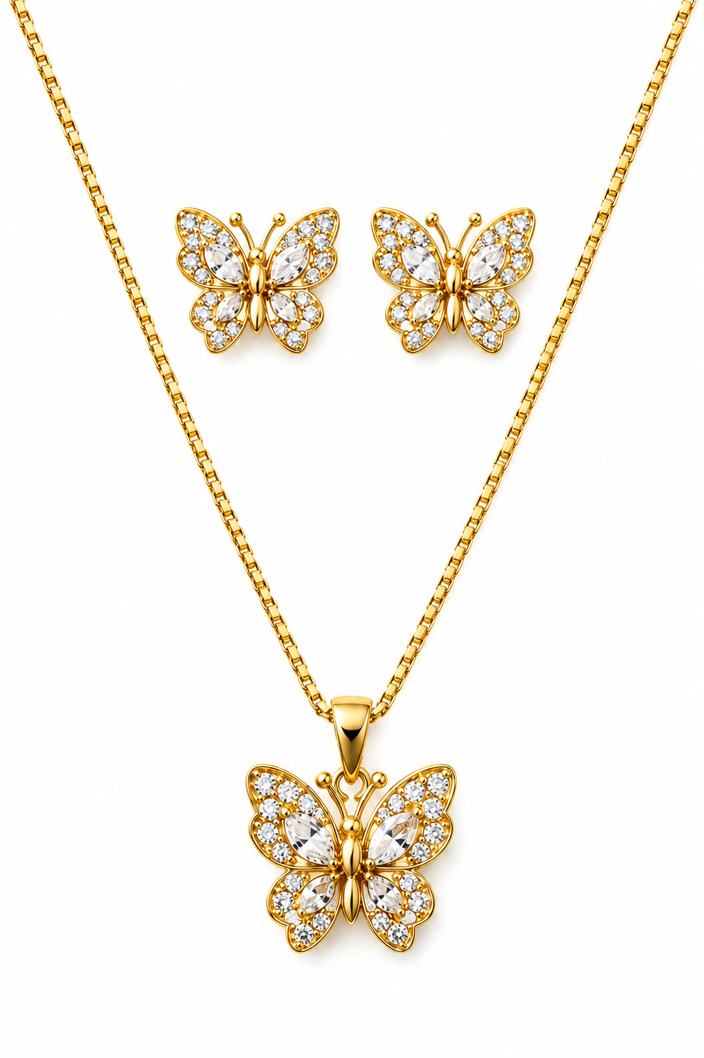 NIVA Celestial Radiance Set | Fashion Jewellery UAE | Honey Bee Orb